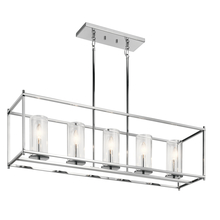 Kichler 43995CH - Linear Chandelier 5Lt