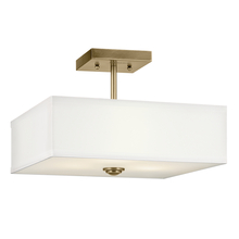 Kichler 43691NBR - Semi Flush 3Lt