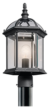 Kichler 49187BK - Outdoor Post Mt 1Lt