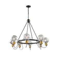 Artcraft AC11728BK - Martina 8 Light Chandelier