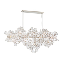 Eurofase Gold US 34032-015 - TRENTO,15LT CHANDLR,OVAL,CHAMP