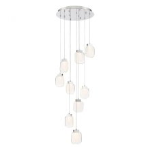 Eurofase Gold US 38043-027 - PAGET,9LT LED CHAND, CHR