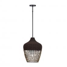 Eurofase Gold US 46634-016 - Hannha 1 Light Outdoor Pendant in Brown