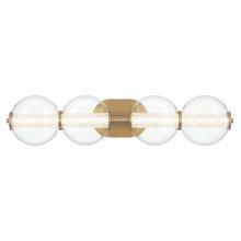 Eurofase Gold US 46810-025 - Atomo 4 Light Sconce in Gold with Clear Glass