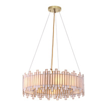 Eurofase Gold US 46466-013 - Birla 8 Light Chandelier in Brass