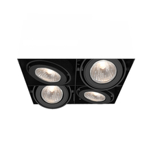 Eurofase Gold US TE214BGU10-01 - MULT,GU10,TRIMLSS,4LT,50W,BLK