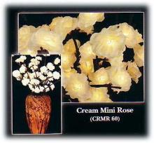 Light Garden CRMR6020-B - WHITE MINI ROSE