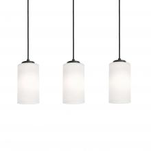 AFX Lighting, Inc. LEOP04MBBKLNR3 - Leo 36'' 3 Light Linear Pendant - BK