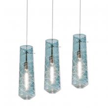 AFX Lighting, Inc. SPP05MBSNSBLNR3 - Spun 3 Light Linear Pendant