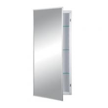 Broan-Nutone 460P34CH - Specialty,  Recessed, 16 in.W x 36 in.H, Chrome framed mirror.