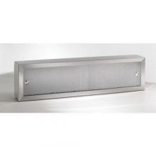 Broan-Nutone J169036CH - Specialty, Commodore, Surface Mount, 36-1/4 in.W x 8 in.H, Sliding Doors, Chrome Frame.