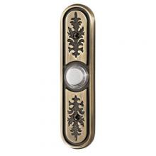 Broan-Nutone PB64LAB - Door Chime Pushbutton, lighted in antique brass