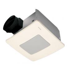 Broan-Nutone QTXE080FLT - Ultra Silent Bath Fan, Fan/Light, 42W Fluorescent Lighting, 4W Nightlight, 80 CFM.  Title 24 Complia