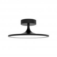 Alora Lighting SF418012MB - Issa 12-in Matte Black LED Semi Flush Mount