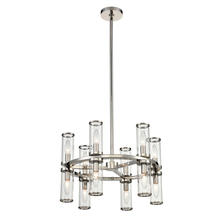 Alora Lighting CH309066PNCG - Revolve Clear Glass/Polished Nickel 12 Lights Chandeliers