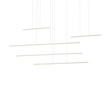 Kuzco Lighting Inc MP14960-WH - Chute Motion 60-in White LED Multi Pendant